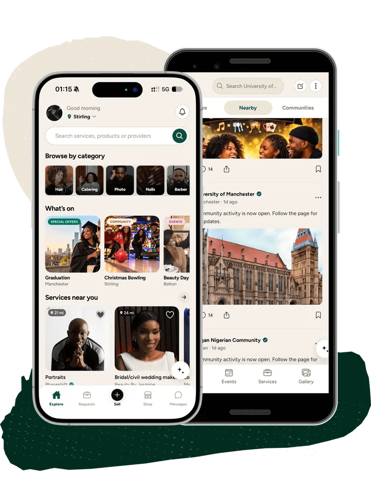 Sowo app shown on an iPhone and tablet